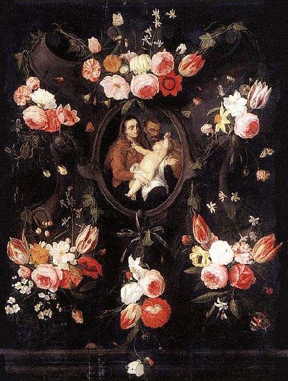 KESSEL, Jan van Holy Family oil painting picture
